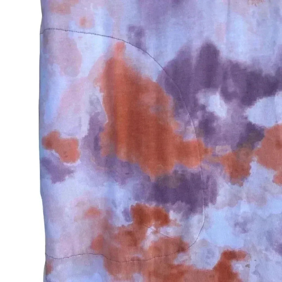 ANYBODY Cozy Knit Luxe T-Shirt Dress Purple Tie Dye size M gently used like new - Picture 6 of 9